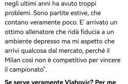 意甲：知名评论员谈米兰坚持不懈的追求弗拉霍维奇，他只在佛罗伦萨踢了半年好球，还有技术短板