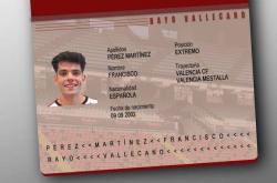 官方：瓦伦西亚22岁边锋弗兰-佩雷兹转会巴列卡诺，签约4年