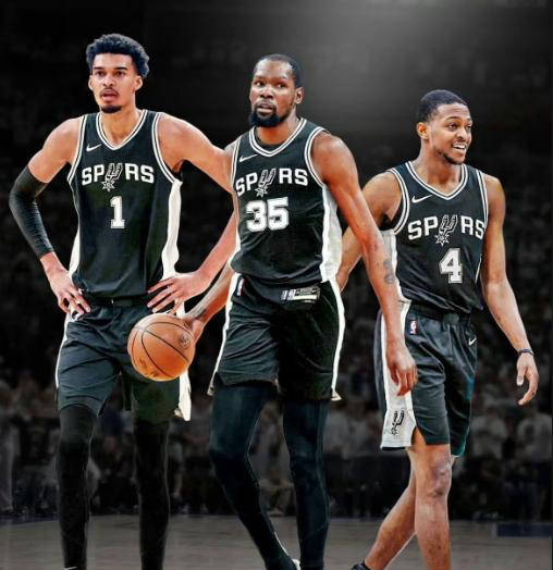 圣安东尼奥马刺欲组建超豪华三巨头阵容，杜兰特或成死神首选